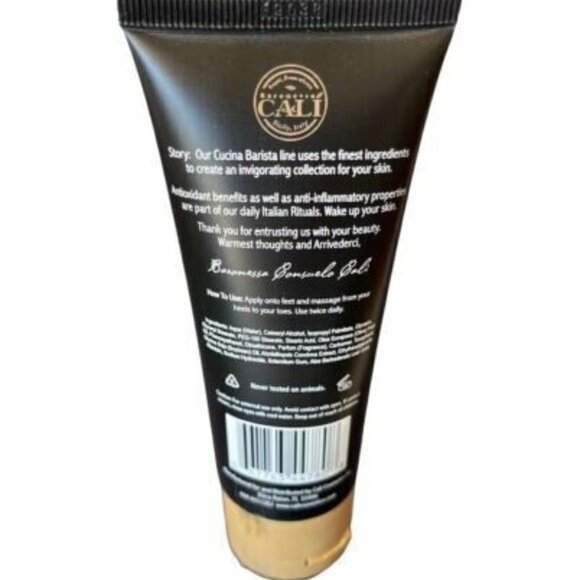 Cucina & Barista Vanilla Bean Latte Luxury Foot Cream - Picture 2 of 2